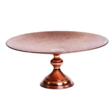 شیرینی خوری مسی مدل گرد کد ZH67