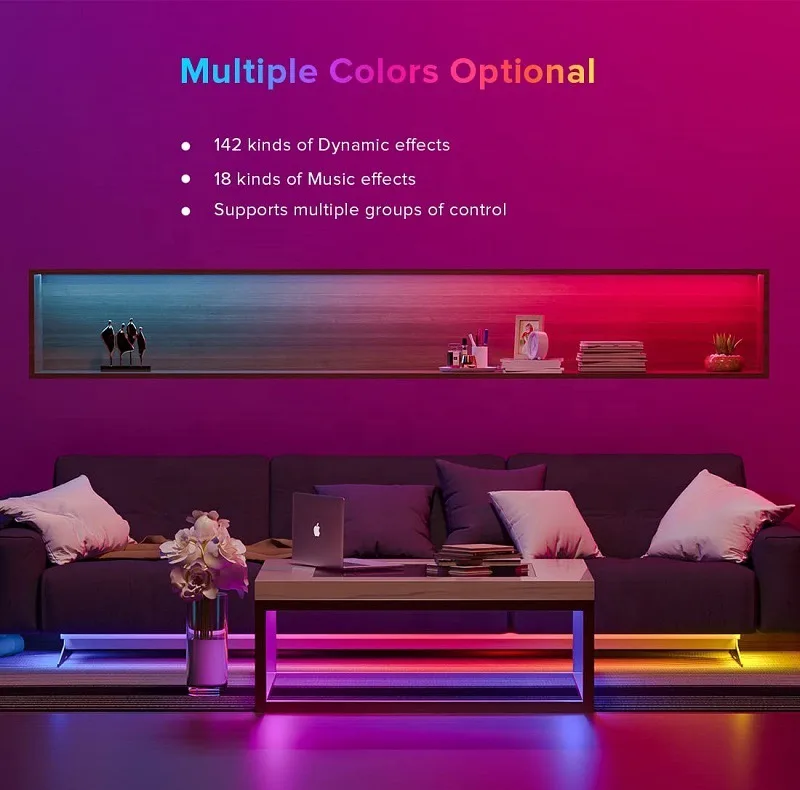 ریسه ال ای دی RGB مدل Modern.moods طول 5 متر