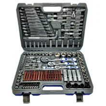 آچار بکس باس مدل BS-128 مجموعه صنعتی 128 عددی