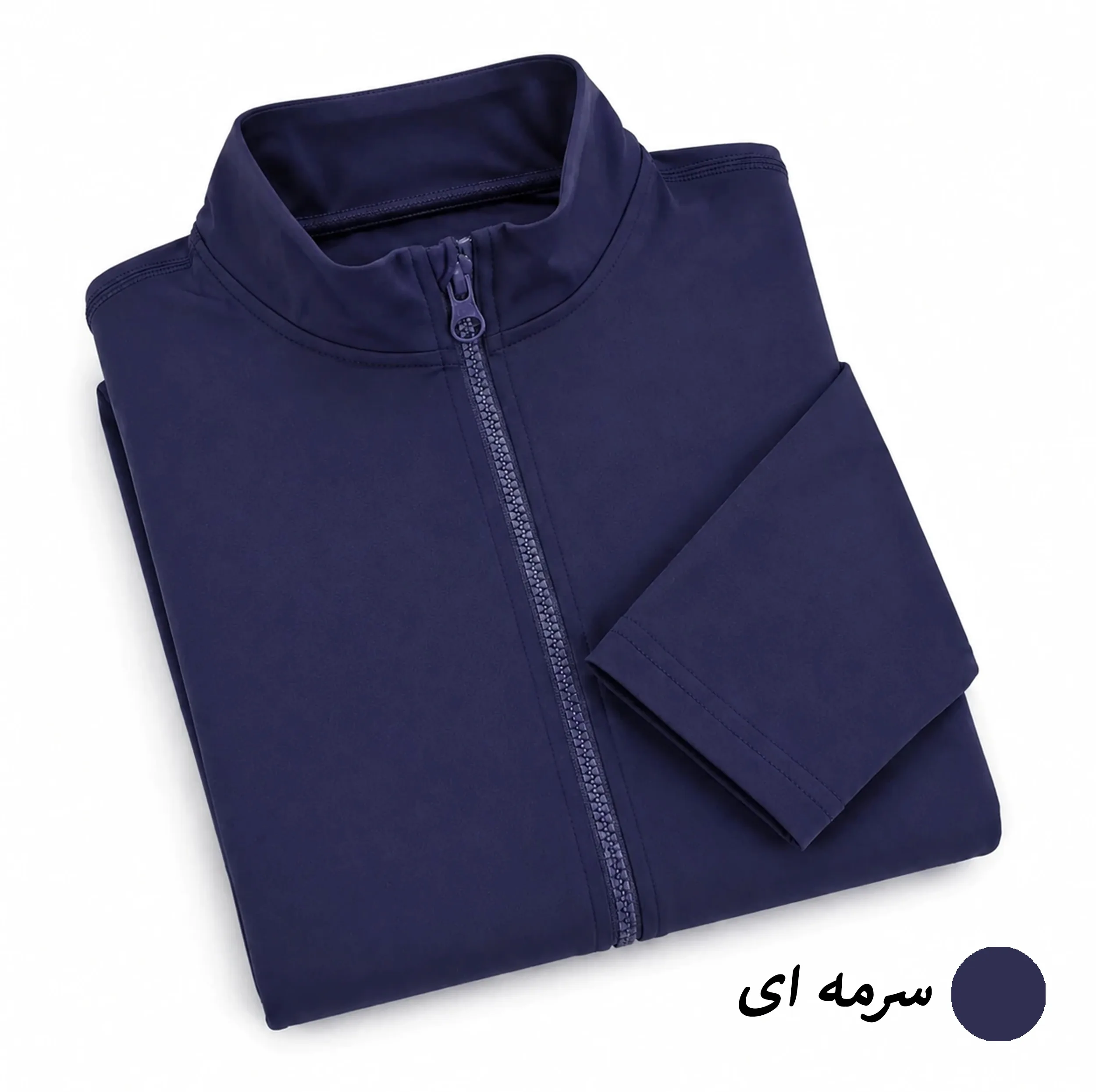 سرهمی ورزشی زیپ دار زنانه پشت کش مدل Aura کد M5771