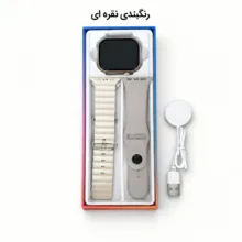 ساعت هوشمند 46 میلی‌ متری مدل ME08 با ۲ بند سیلیکونی