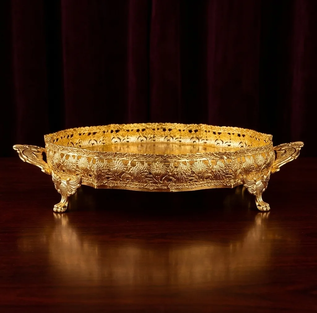 سینی دسته دار مدل 34920 سایز 30x30 سانتی‌متر