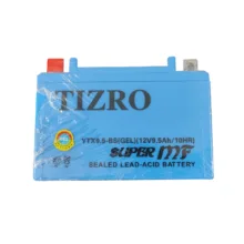 باتری موتورسیکلت باتری 12 ولت 9 آمپر تیزرو  مدل YTX9-BS GEL