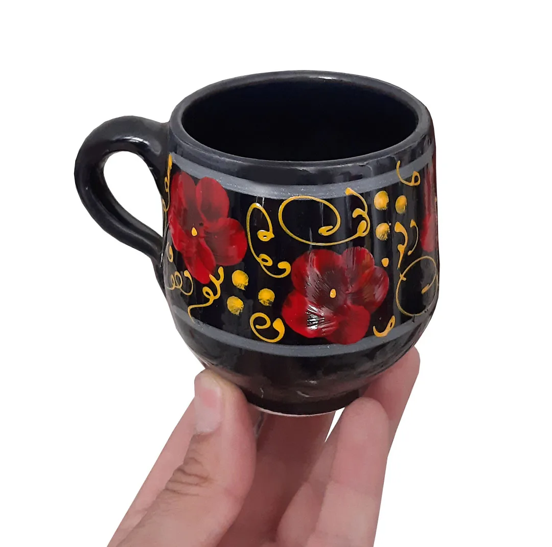 ست 7 تکه پارچ و لیوان سفالی کد GH