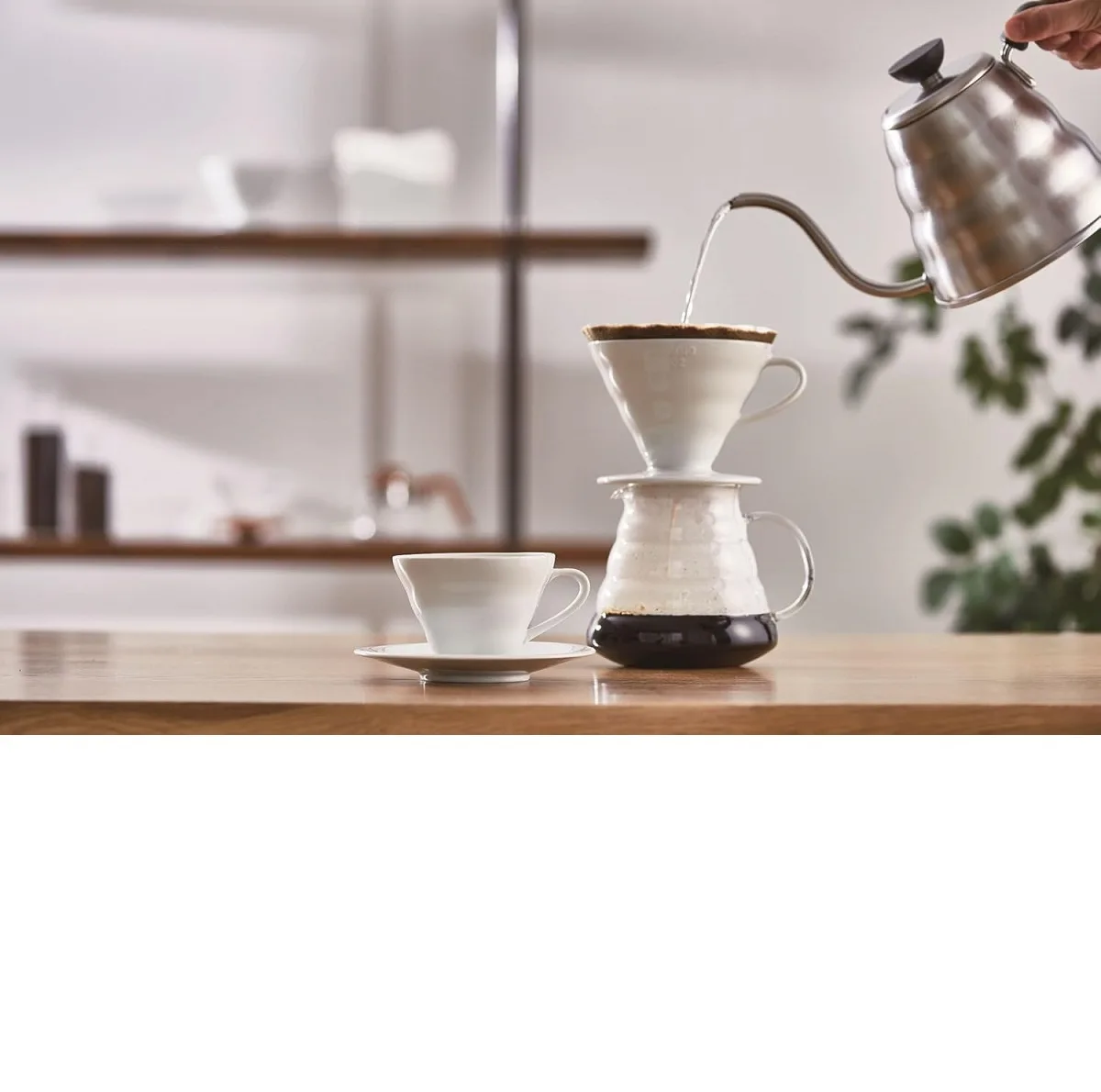 دریپر قهوه هاریو مدل V60 Ceramic Dripper 02 – White