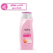 نرم کننده موی سر مناسب موهای خشک و وز اکتیو مدل 001 حجم 300 میلی‌لیتر