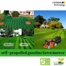 چمن‌زن بنزینی 2000 وات تاپ گاردن مدل فوق حرفه ای گیربکسی GLM 460-P