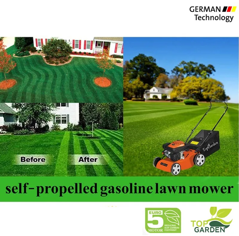 چمن‌زن بنزینی 2000 وات تاپ گاردن مدل GLM 460 H