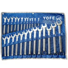 آچار یکسر تخت و یکسر رینگی یوفو مدل YOFE – 25  مجموعه 25 عددی