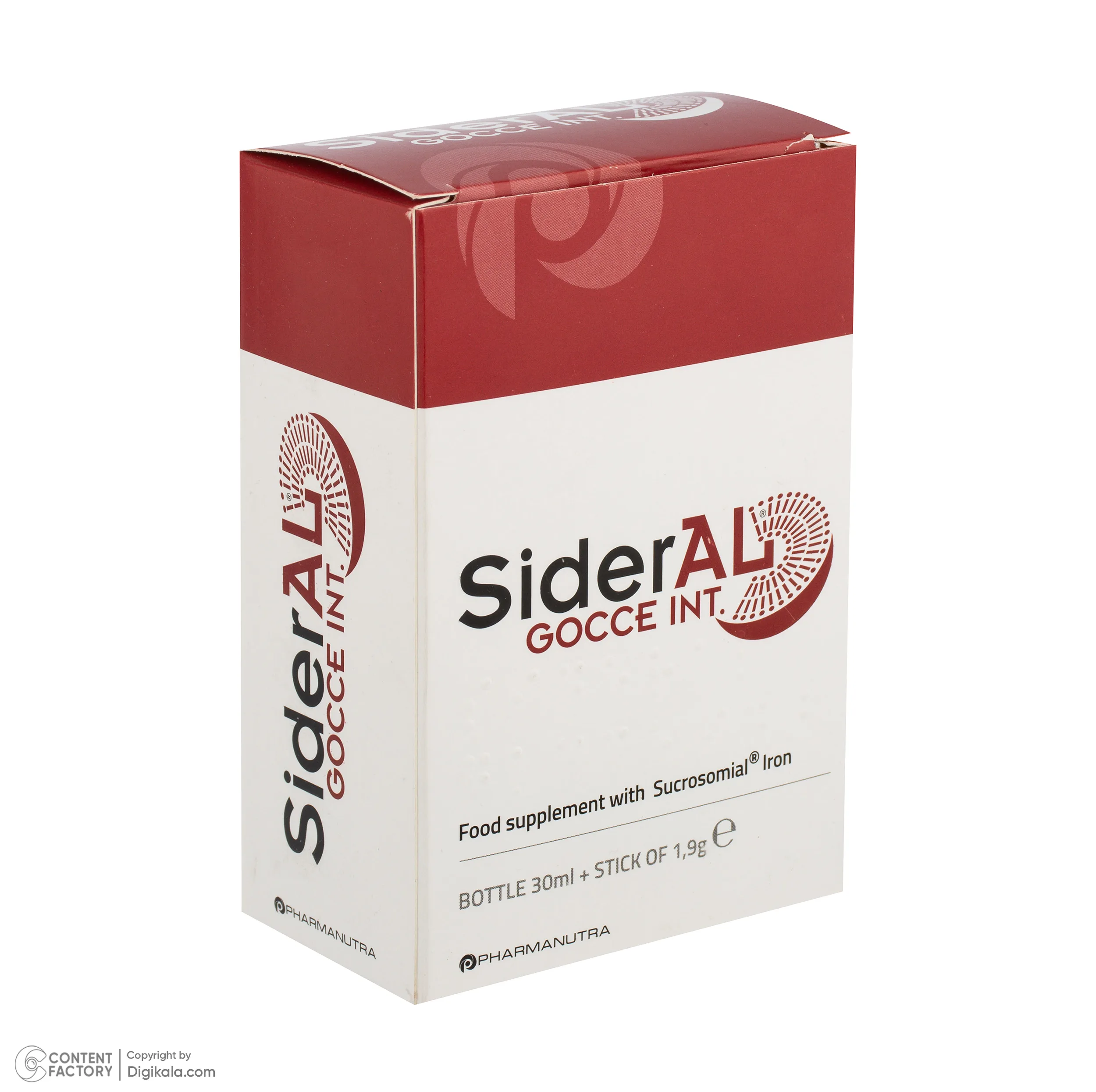 قطره آهن سیدرال گوچه آی ان تی مدل SiderAL حجم 30 میلیلیتر