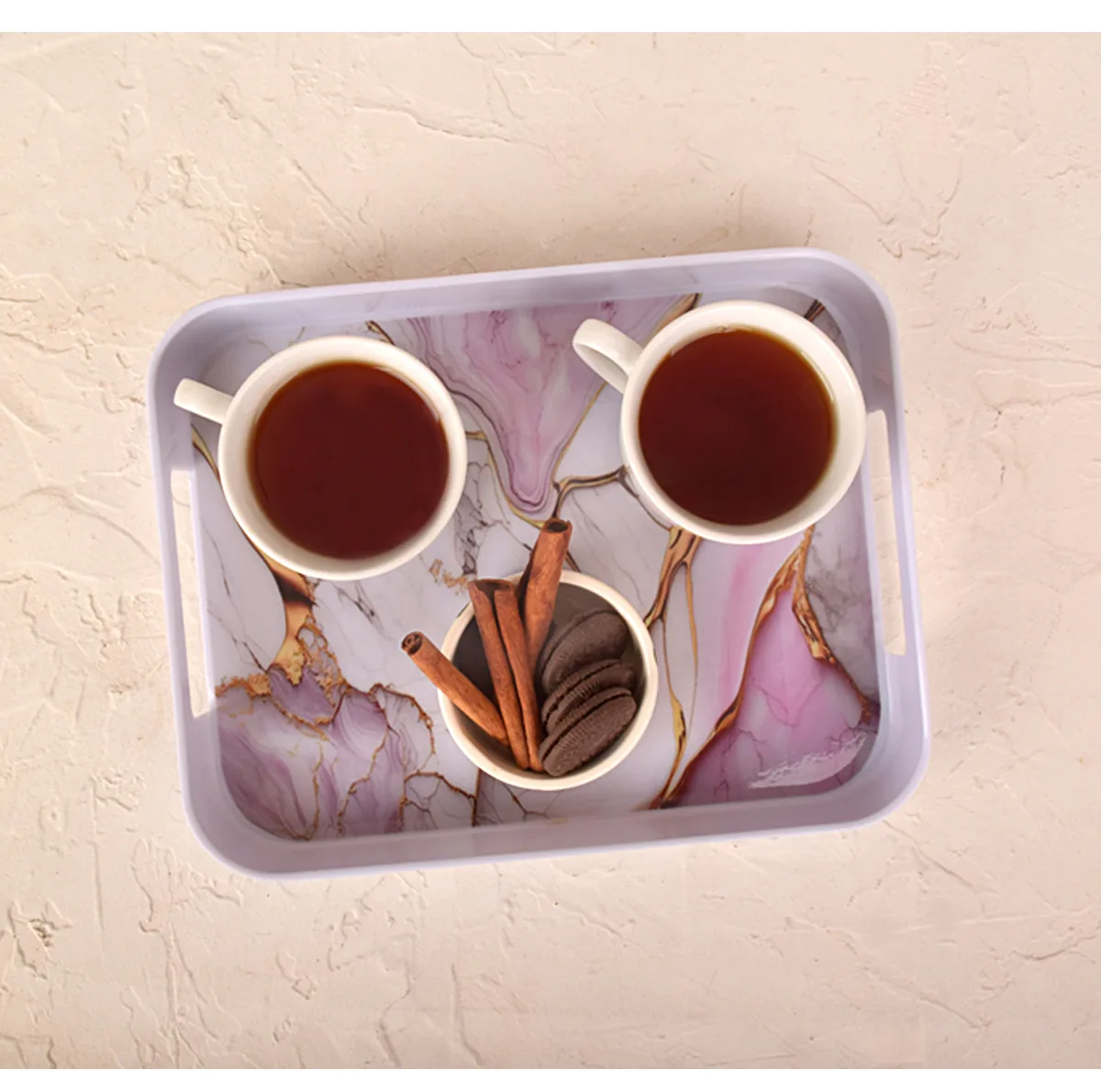 سینی دسته دار مهروز مدل 911 مینیاتور سایز 23×29 سانتی متر