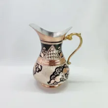 پارچ مسی مدل نقره کوب کد ZH299