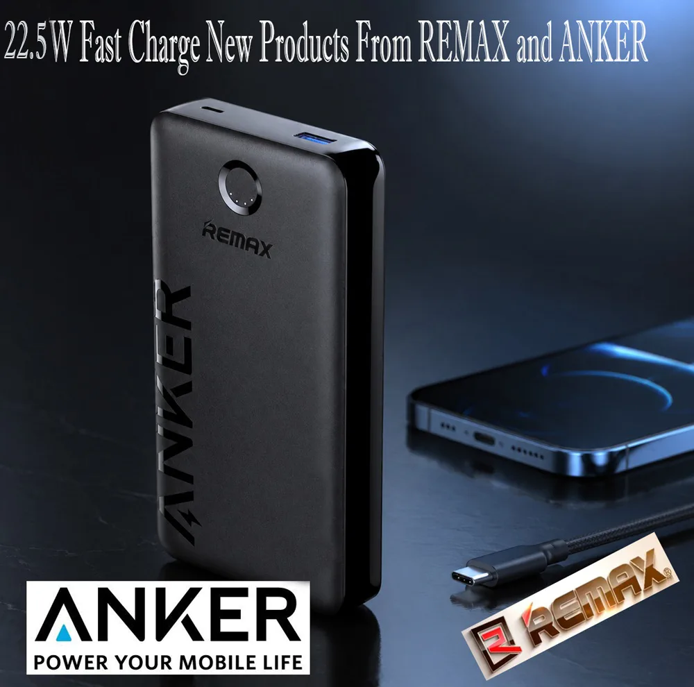 پاوربانک 22.5 وات ریمکس مدل A1286-325 Powercore ظرفیت 20000 میلی آمپر ساعت