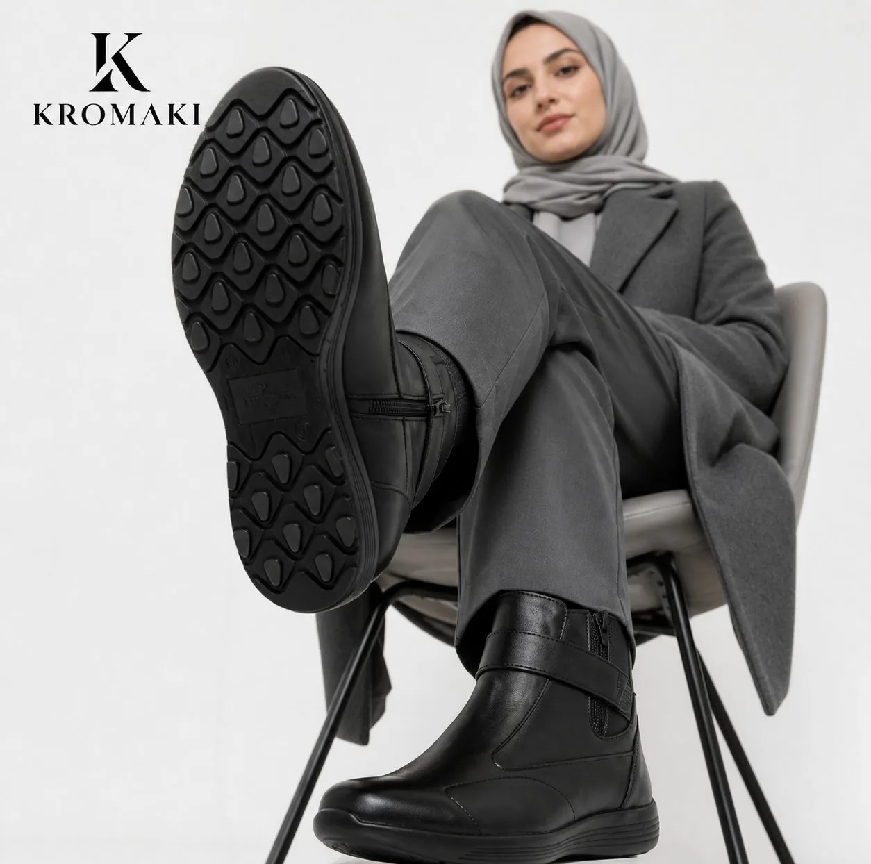 نیم بوت زنانه کروماکی مدل KM237