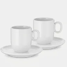 ست فنجان و نعلبکی 4 پارچه دبلیو ام اف مدل Barista Cafe Creme