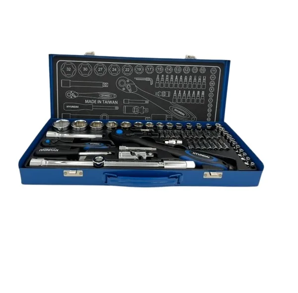 آچار بکس هیوندای مدل HT9156 مجموعه 56 عددی