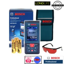 متر لیزری بوش مدل دوربین دار GLM 100-25 C Professional Extra Glass Red Laser برد