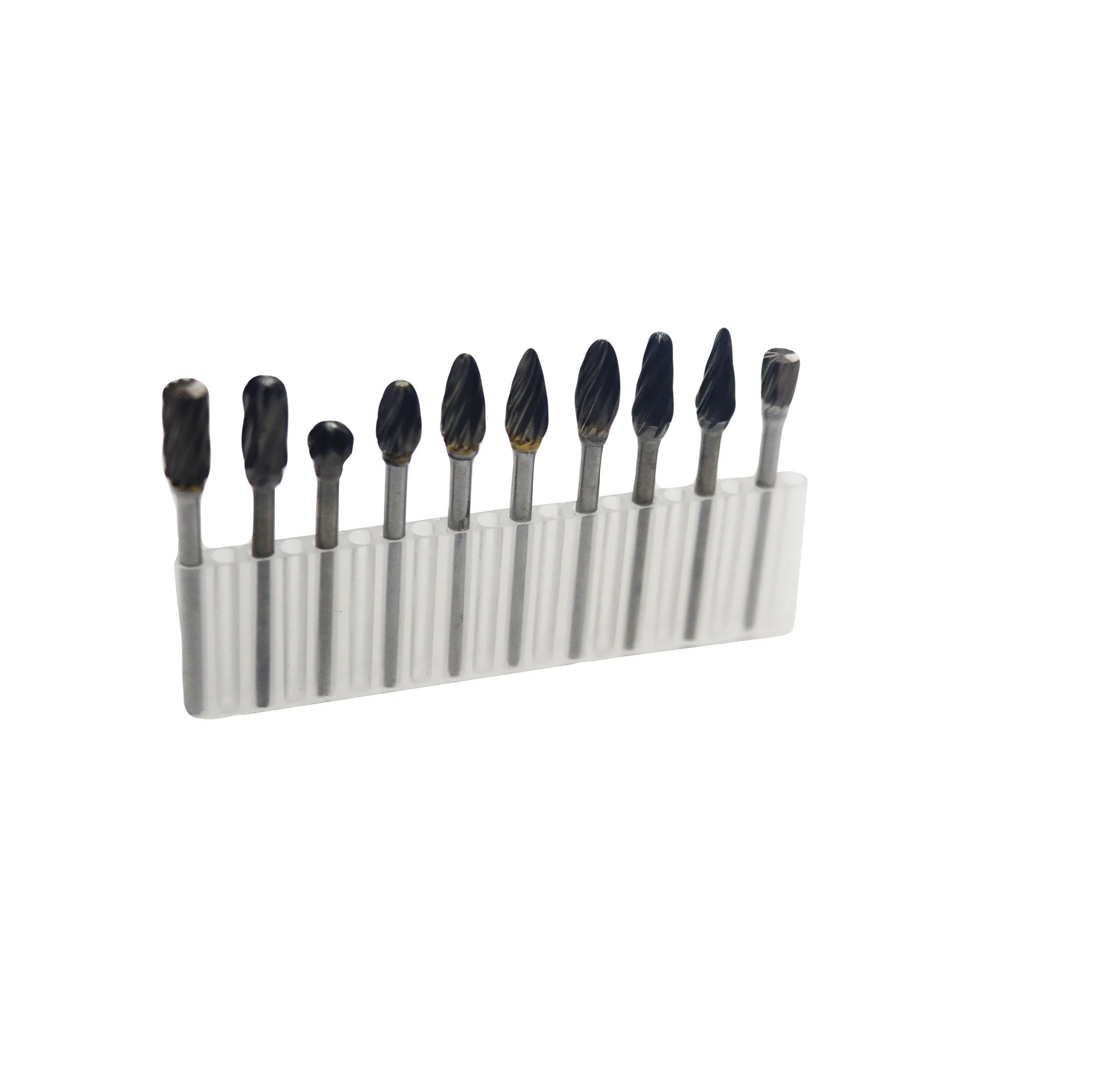 فرز چوب ساب الماسه مدل شیار باز کد YP-3MM-010 مجموعه 10 عددی
