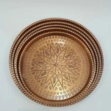 سینی مسی مدل گرد کد ZH56