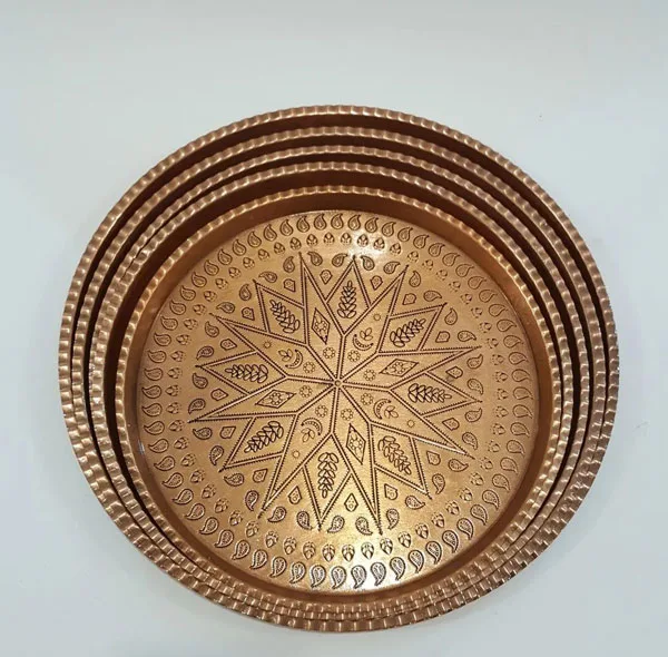سینی مسی مدل گرد کد ZH56