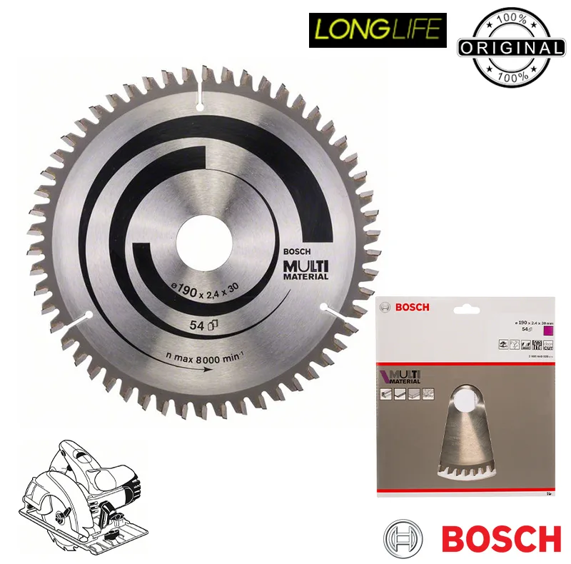 تیغ اره دیسکی بوش مدل Multimaterial - 190mm
