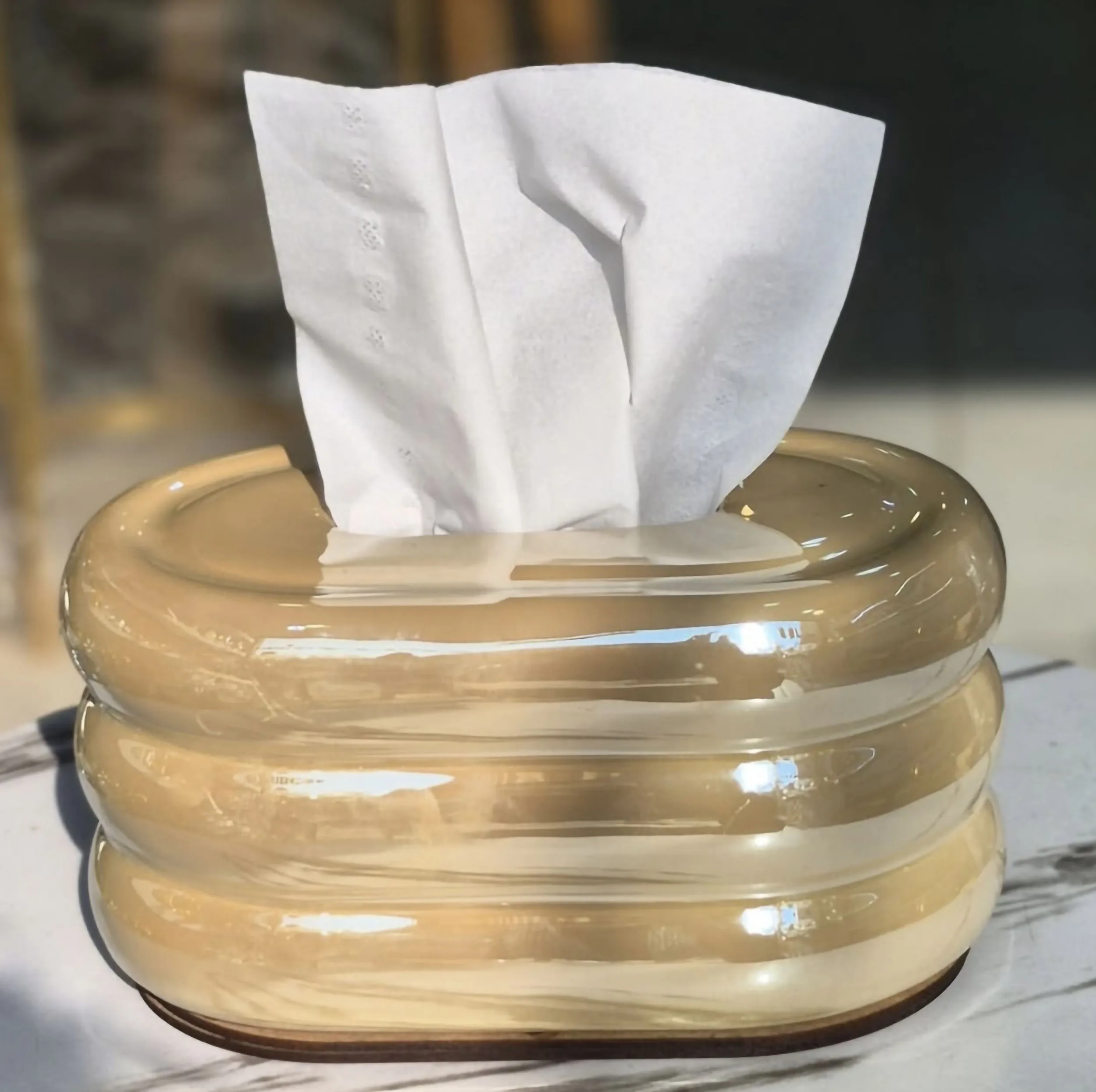 جعبه دستمال کاغذی مدل لاستر