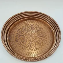 سینی مسی مدل گرد کد ZH56