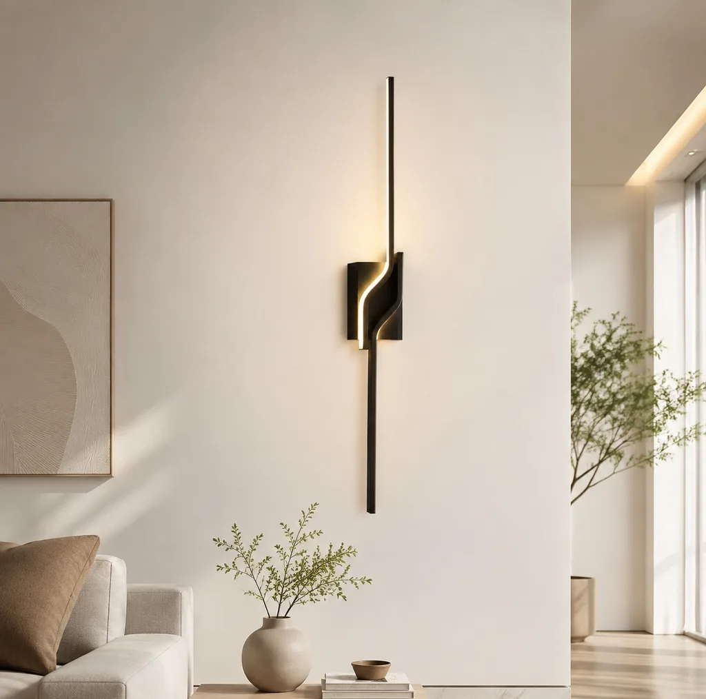 چراغ دیواری LED مدل وندا دو شعله