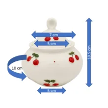سرویس قهوه خوری ۶ پارچه مناسب برای 2 نفره مدل زرین کد 2435P6xalb