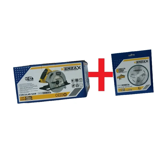 اره دیسکی کنزاکس مدل KCS-4318 به همراه تیغ mdf