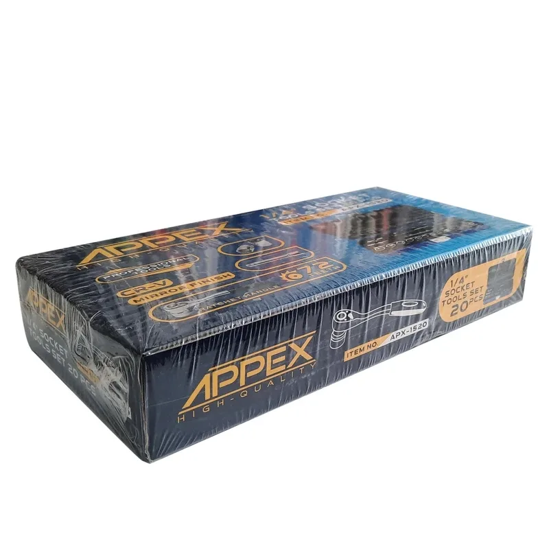 آچار بکس اپکس مدل AJ-APX-1520 مجموعه 20 عددی