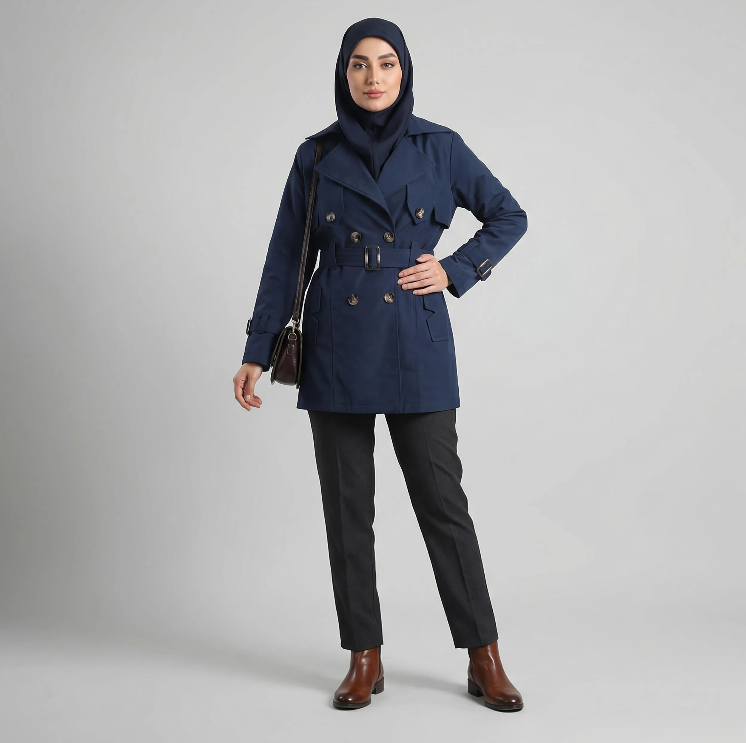 بارانی زنانه السانا مدل تیتار کد 2341