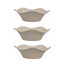 کاسه خورشت خوری مدل موجینه بسته 3 عددی