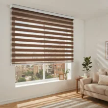 پرده زبرا مدل W کد 0517201 سایز 180×120 سانتی‌متر