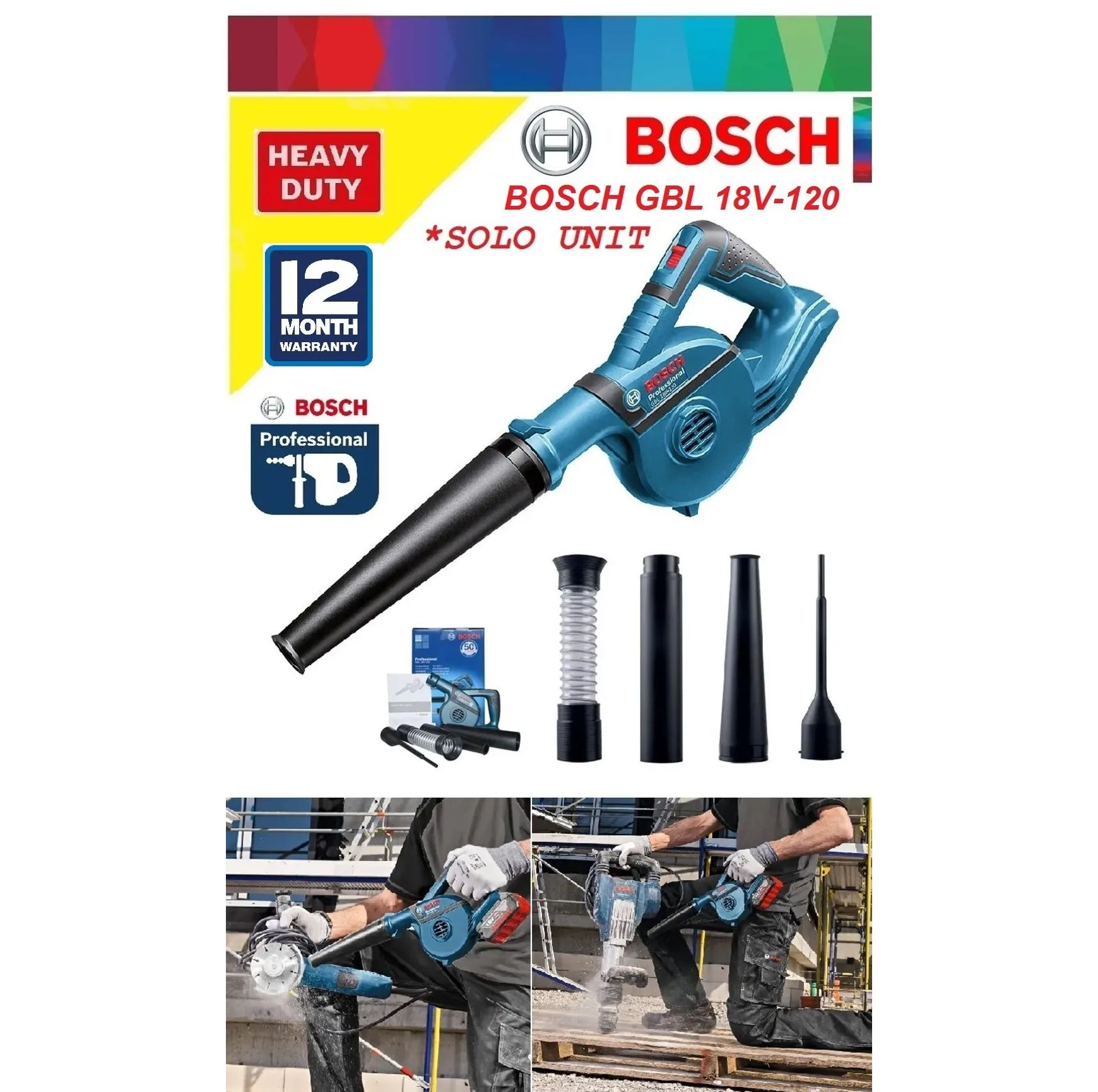 دستگاه دمنده بوش مدل GBL 18V-120