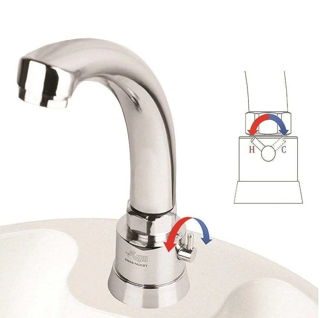 شیر روشویی پدالی سیمآب مدل S-110