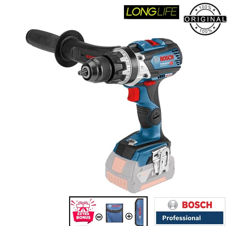 دریل پیچ گوشتی شارژی چکشی 18 ولت بوش مدل ( GSB 18V-110 C Brushless ( Without battery and charger