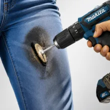 فرچه سر دریلی چانگ کینگ مدل چوبی کد C1 سایز 60 میلیمتر