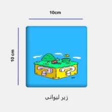 ست ماگ به همراه زیر لیوانی و پد ماوس مدل سوپر ماریو کد 07