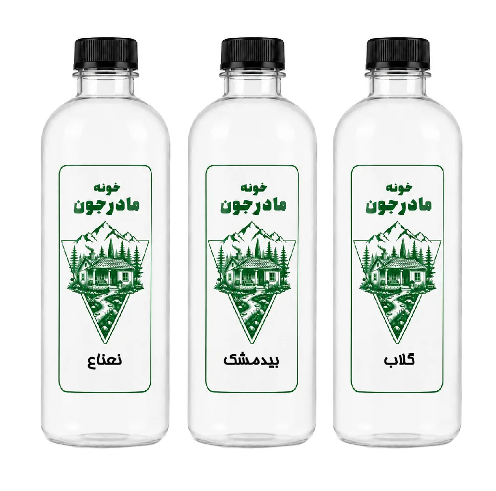 عرق گلاب و عرق بیدمشک و عرق نعناع خونه مادرجون - 3 لیتر بسته 3 عددی
