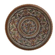 سینی میناکاری مدل لب کنگره ای کد 01871