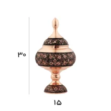 شکلات خوری مسی مدل الماس تراش کد 25