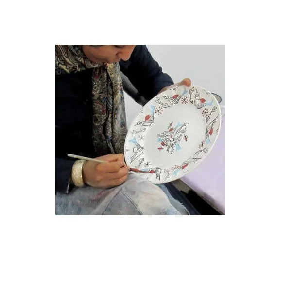 پارچ سرامیکی ميبد مرواريد مدل مرغي ساده کد SONATI
