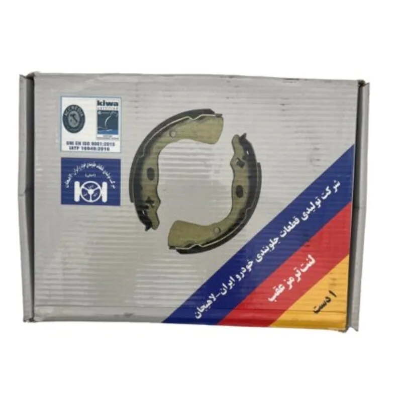 لنت ترمز عقب شرکت تولیدی قطعات جلوبندی خودرو ایران لاهیجان کد F9369 مناسب برای تیبا