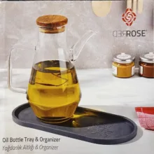 نظم‌دهنده سیلیکونی مخصوص بطری روغن و ادویه مدل OIL GP-164 مقاوم در برابر رطوبت و لغزش، طراحی باریک و چندمنظوره
