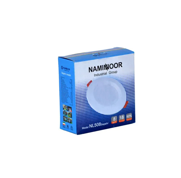 پنل ال ای دی 8 وات نامین نور مدل NL508 بسته 4 عددی
