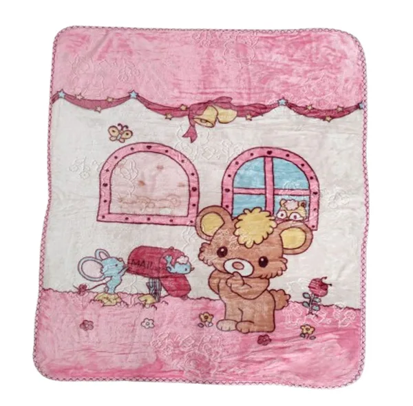 پتو کودک و نوزاد مدل خرس سایز 130x100 سانتی متر