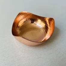 آجیل خوری مسی مدل مدرن سه گوش کد ZH339.3