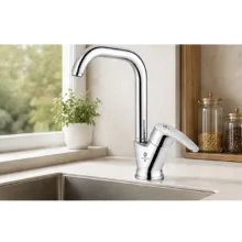 شیر ظرفشویی آکوا ریس مدل ربکا دو خم