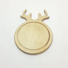 تخته سرو و استند پذیرایی مدل 125، مجموعه 4 عددی چوبی با پوشش بهداشتی قابل شستشو با دست و ماشین ظرفشویی